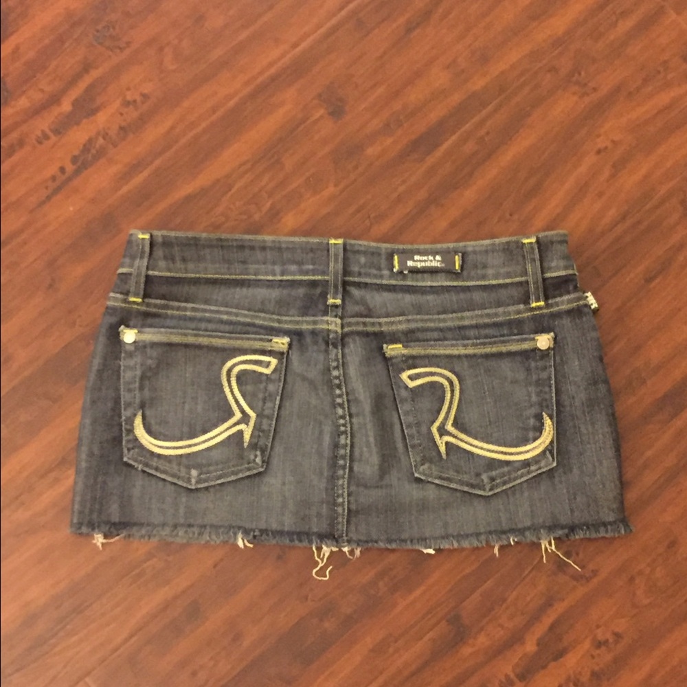 Rock & Republic Mini Skirt -Denim